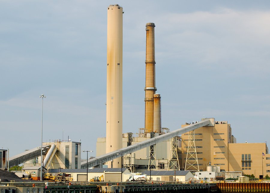 Coal Conveyors At Salem Harbor Station